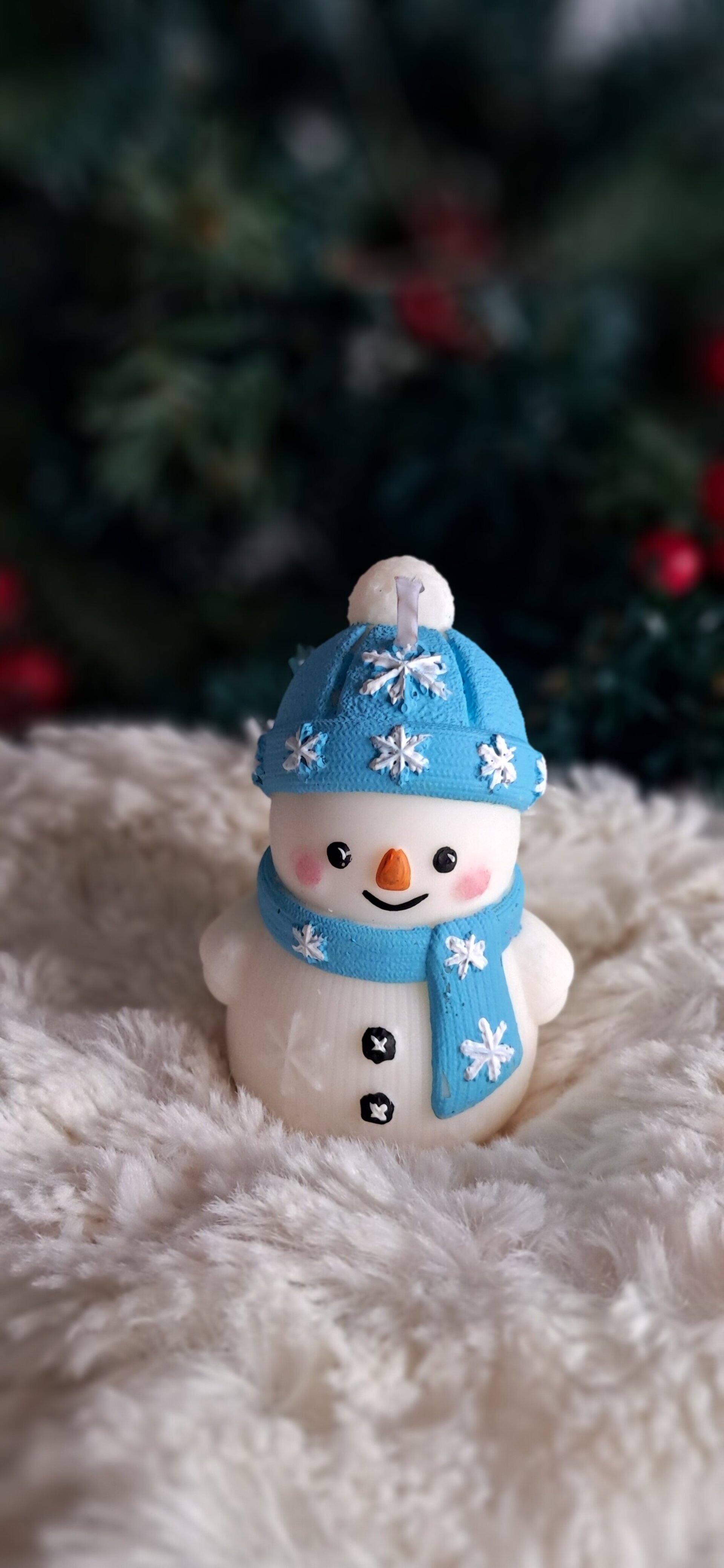 Vela MUÑECO DE NIEVE - 5