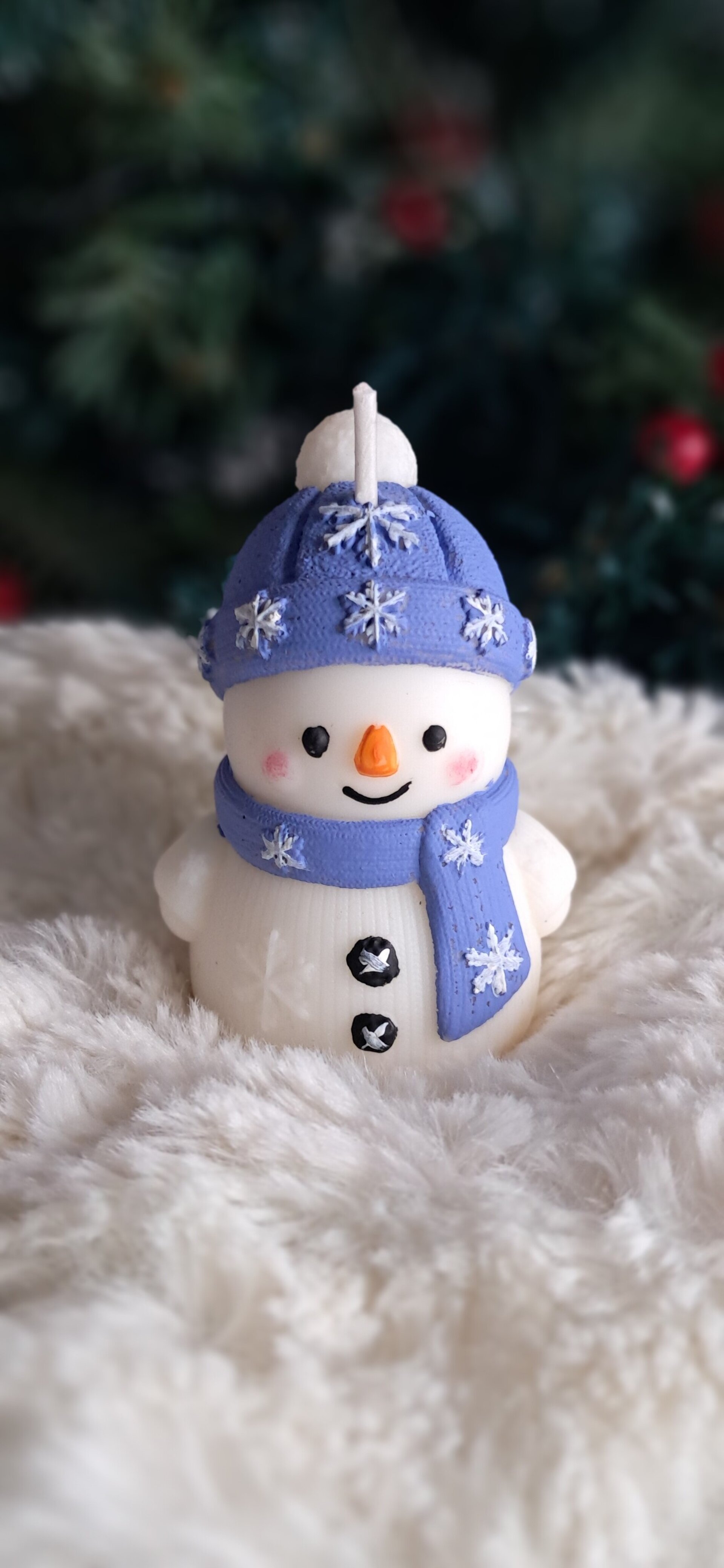 Vela MUÑECO DE NIEVE - 7