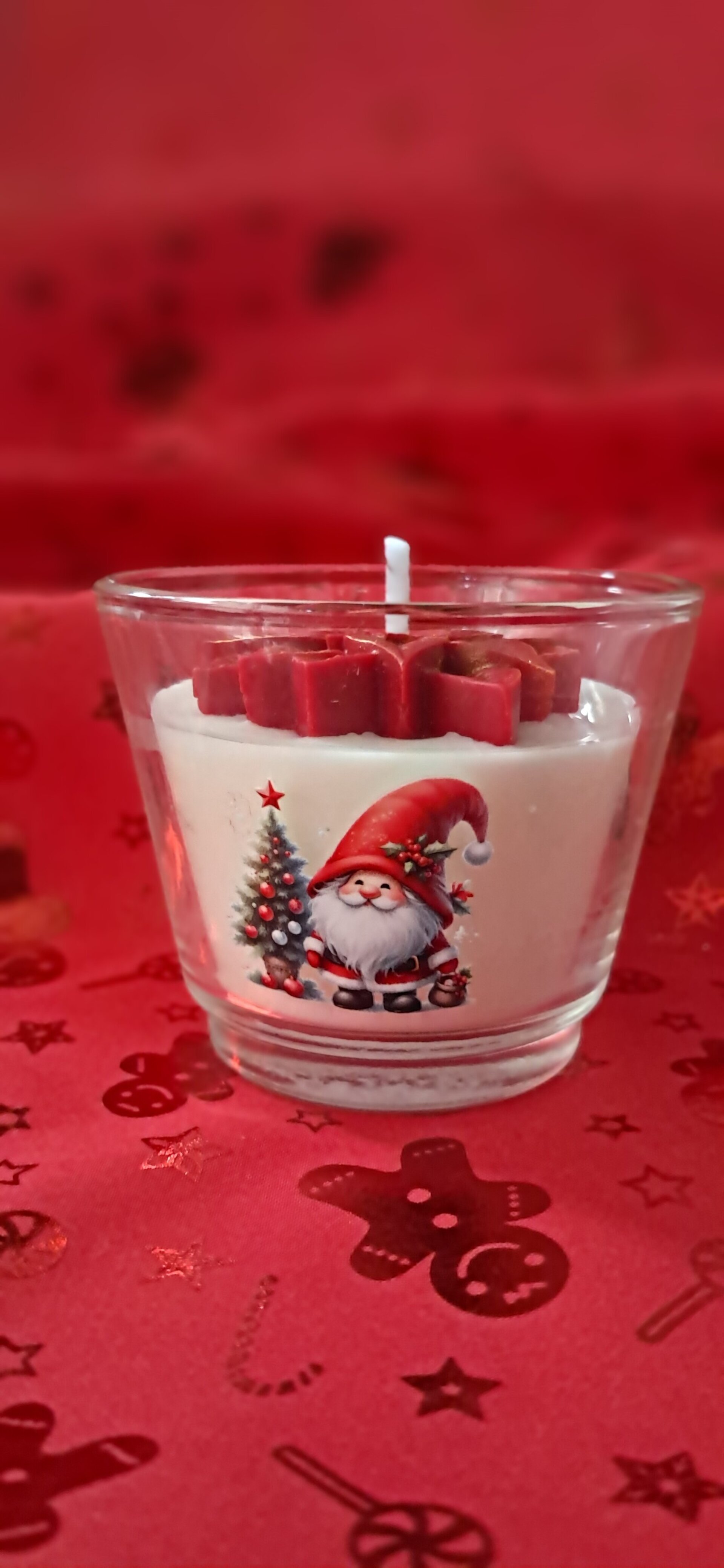 Vela vaso PAPA NOEL - 4