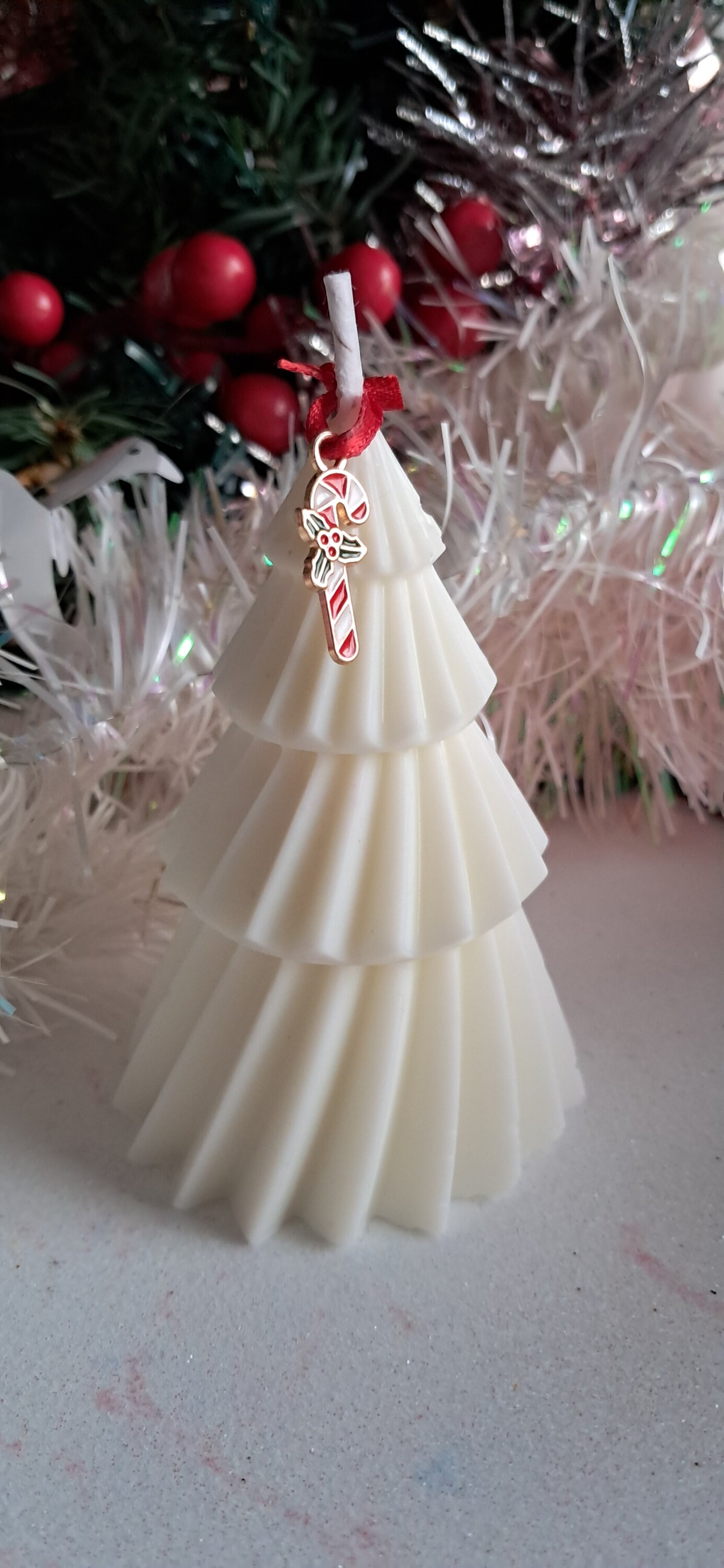 Vela arbol  del viento de Navidad - 4