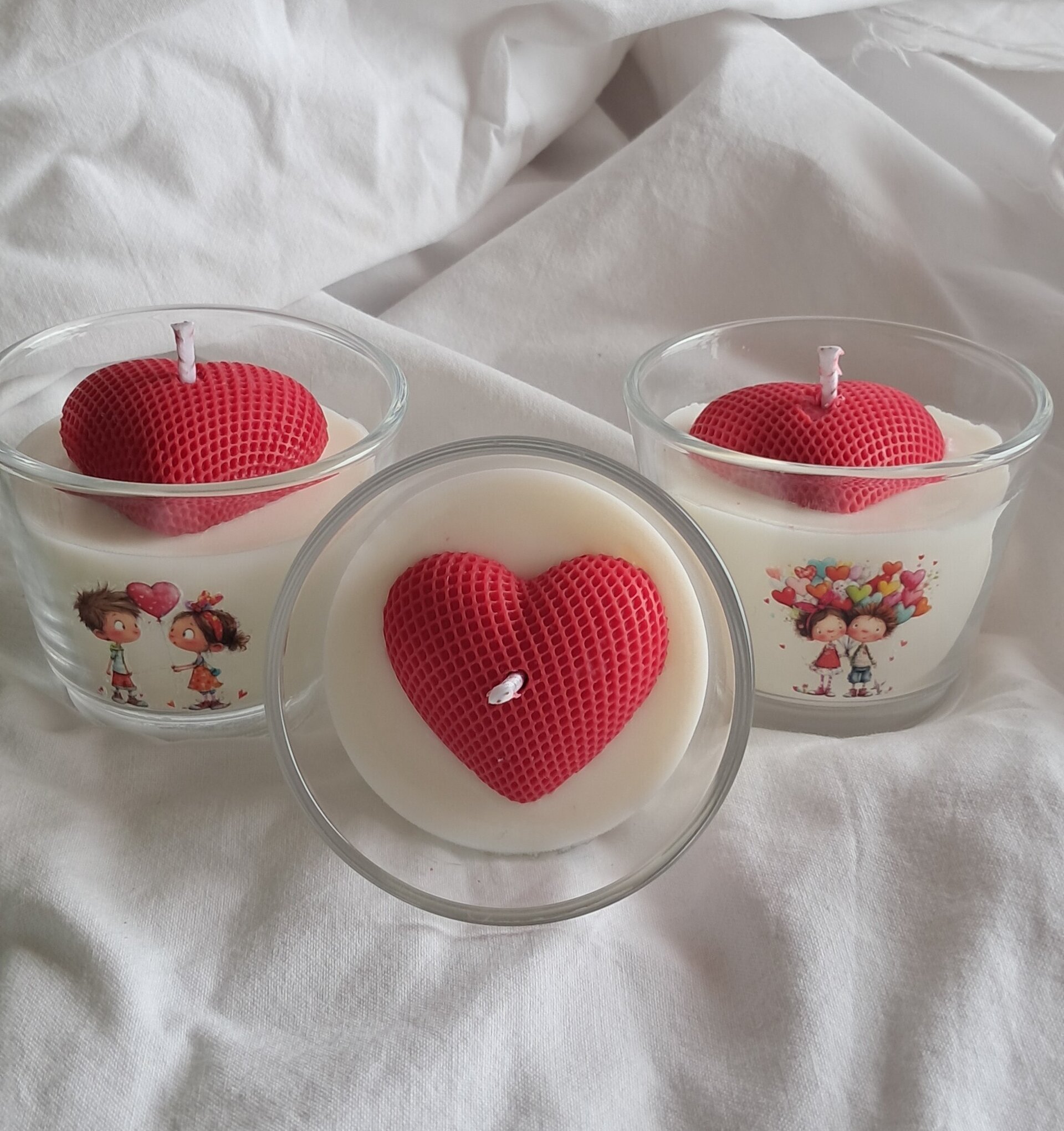 Vela CORAZÓN CRISTAL - 5