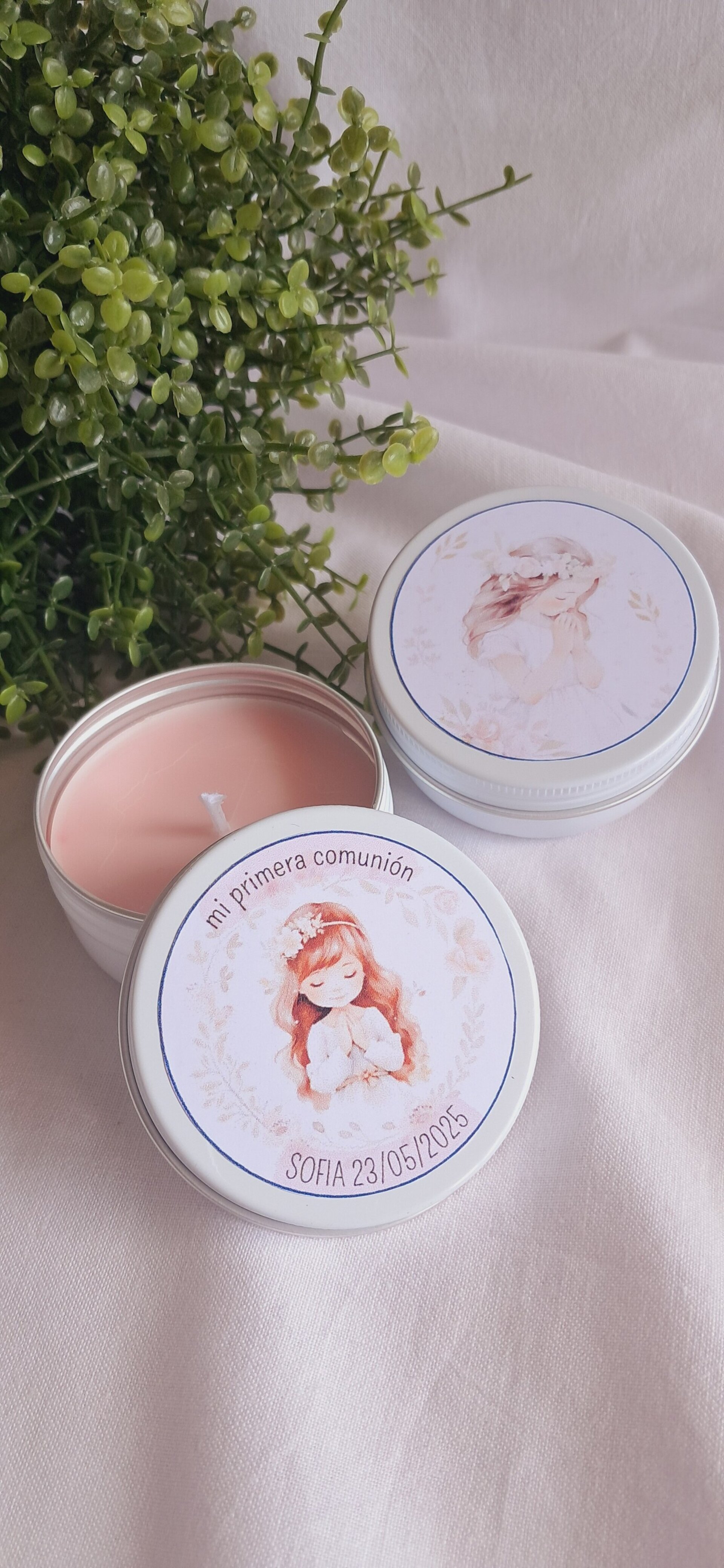 Vela LATA COMUNIÓN PERSONALIZADA - 4
