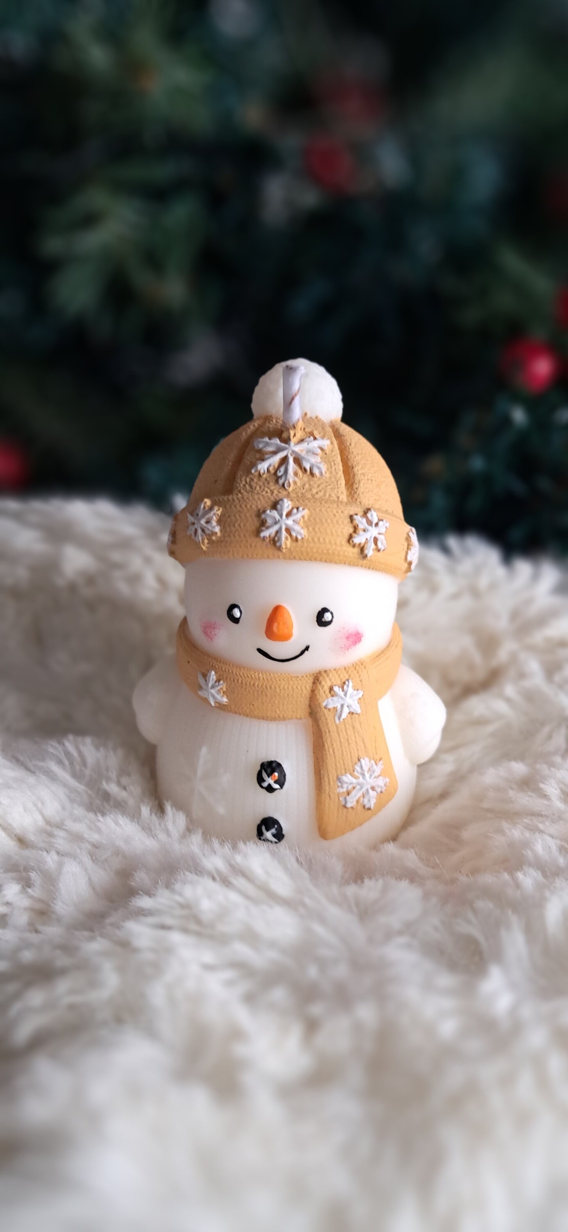 Vela MUÑECO DE NIEVE - 6