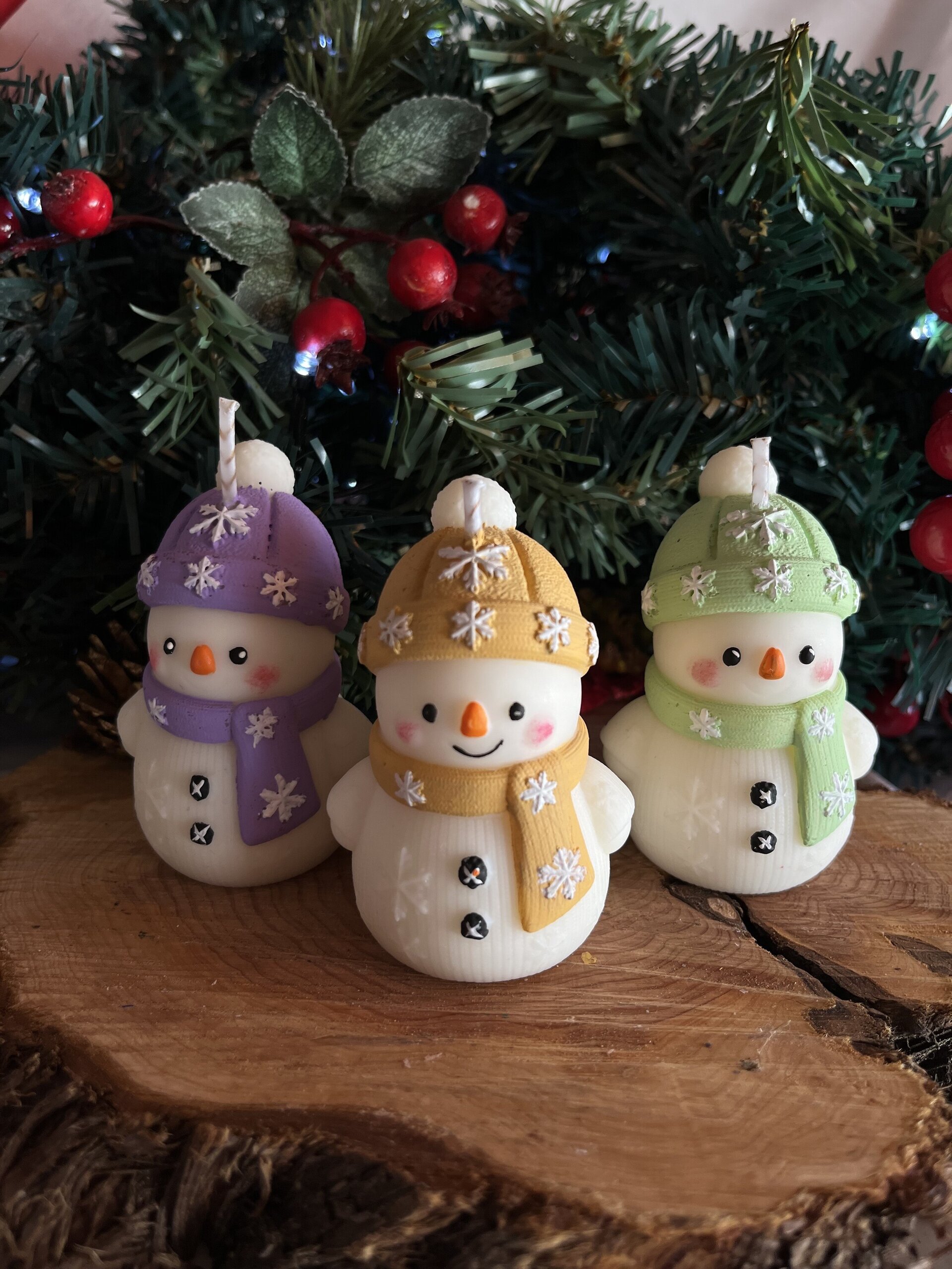 Vela MUÑECO DE NIEVE - 10