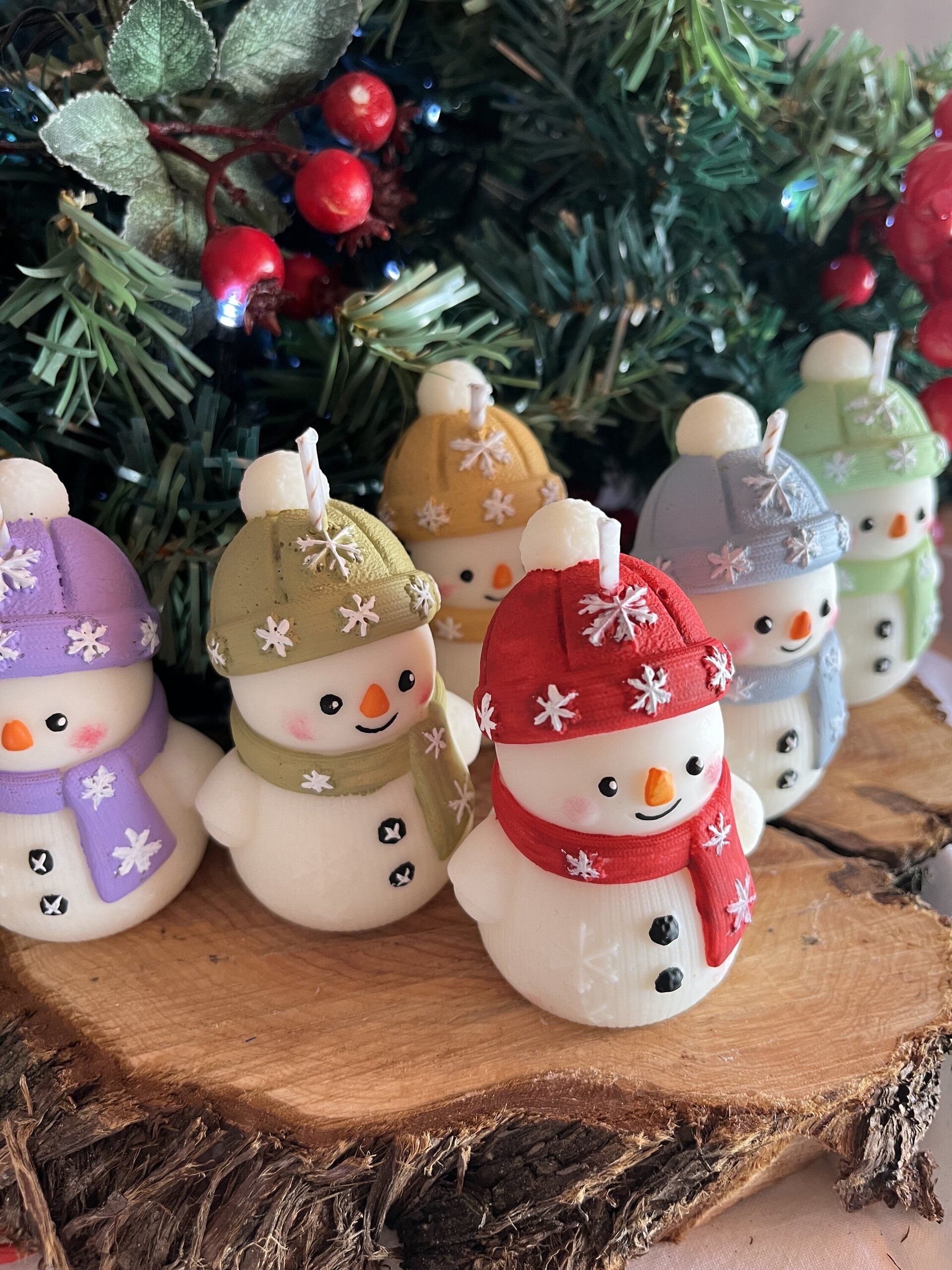 Vela MUÑECO DE NIEVE - 9