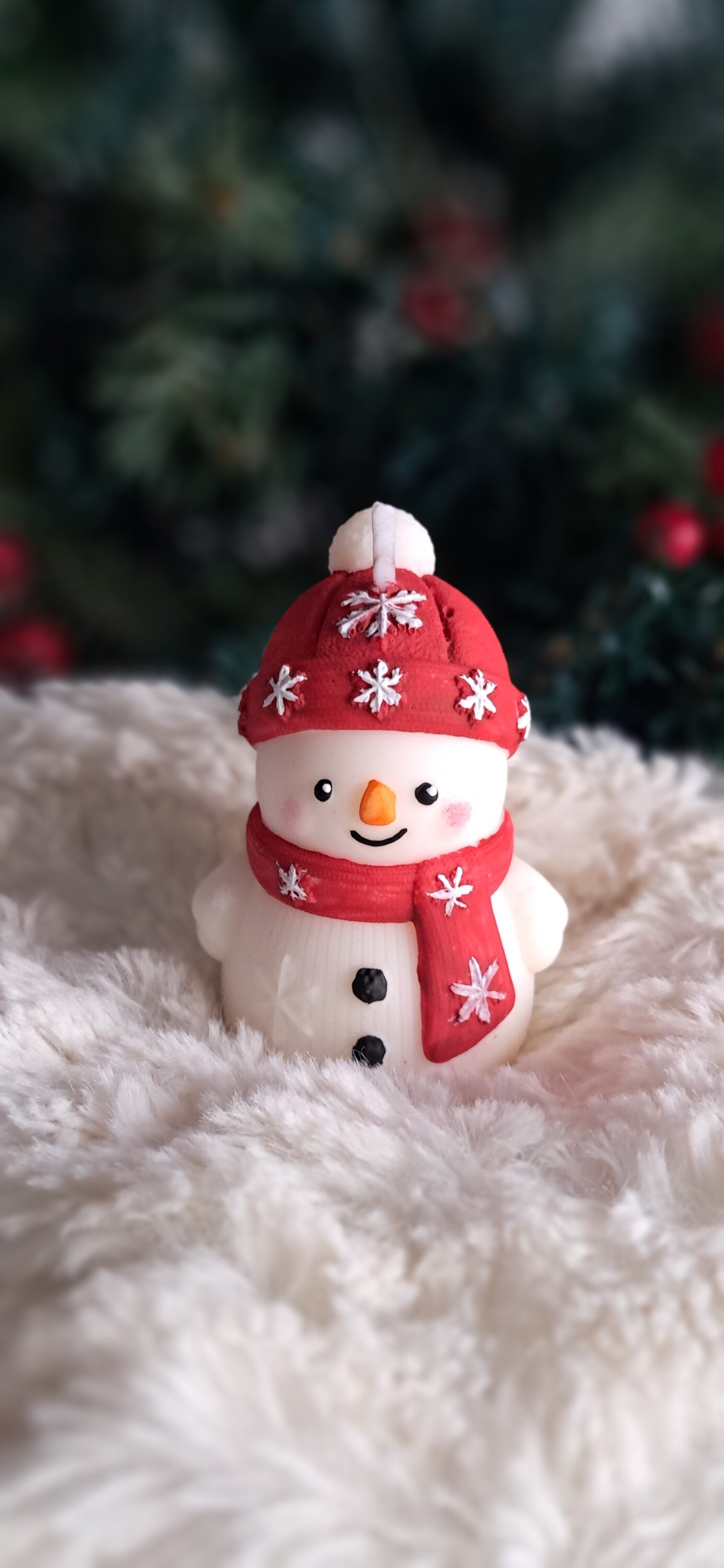 Vela MUÑECO DE NIEVE - 3