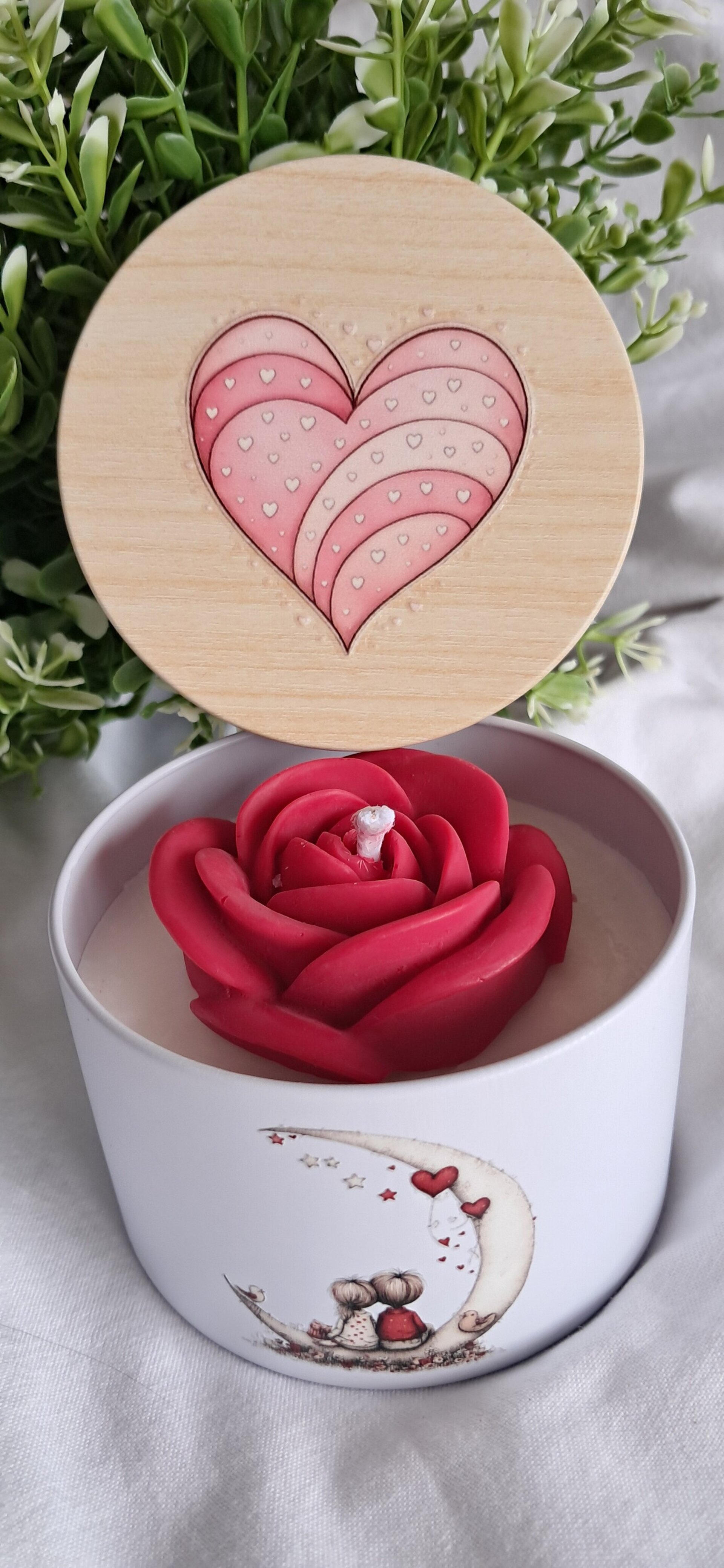 Vela lata grande ENAMORADOS - 4